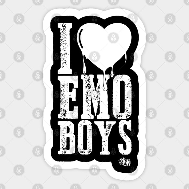 I love EMO Boys Sticker by slgn